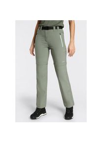 CMP, Unisex, CMP Zip-off-Hose &raquo;WOMAN ZIP OFF PANT&laquo; mit Reissverschlusstaschen, elastisches Material, schnell trocknend, avocado, 34, N-Gr, Zip-off-