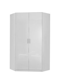 Rauch Armoire d'angle &raquo;Kleiderschrank Schrank Eckschrank Ankleide Garderobe CELLE&laquo; Dimension cuisse : 117x117 cm, hauteur 197/210 cm, optionnel avec 