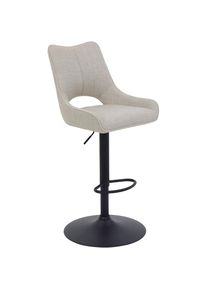 Hela Tabouret de bar &raquo;ROCKPORT&laquo; Ensemble, pivotant, r&eacute;glable en hauteur, v&eacute;rin &agrave; gaz, d&eacute;coupe dos, pied en disque