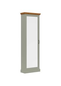 GOODproduct Armoire &agrave; chaussures &raquo;Selma&laquo; avec porte miroir et 6 rang&eacute;es &agrave; chaussures, largeur 60 cm, hauteur 180 cm
