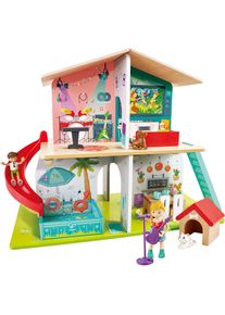 HAPE, Puppenhaus &raquo;Interaktives Puppenhaus&laquo;, bunt, Einheitsgr&ouml;&szlig;e, Puppenhaus
