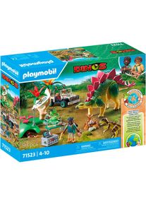 Playmobil, Konstruktions-Spielset &raquo;Forschungscamp mit Dinos (71523), Dinos&laquo; Made in Europe, bunt, Einheitsgr&ouml;&szlig;e, Konstruktions-Spielset