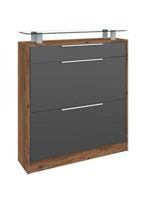 borchardt M&ouml;bel borchardt M&ouml;bel Armoire &agrave; chaussures &raquo;Oliva&laquo; largeur 89 cm, debout, avec 2 tambours doubles et 1 tiroir