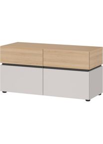 Germania, Germania Schuhbank &raquo;Arluno&laquo; 1 Stk. tlg. 96 x 48 x 40 cm, Push-to-open, Made in Germany, kaschmir, linberg, eiche, nachbildung, Spanplatte, B