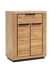 Mca Living, MCA living Schuhschrank &raquo;Greno Kommode&laquo; 1 Stk. tlg. 2 Holzt&uuml;ren, 1 Schubkasten, FSC-Mix, eichenfarben, Holzwerkstoff, Massivholz, B/H/T: 