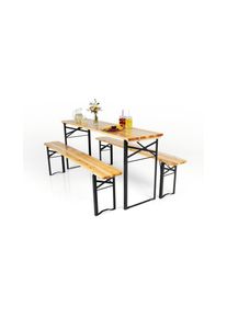 MAXXMEE, MAXXMEE Bierzeltgarnitur &raquo;170 cm&laquo; Holzart: Fichte (China), 5x assortiment de couleurs, Metall