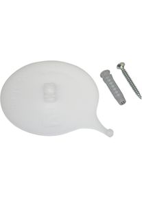 Gardinia, Gardinia Deckentr&auml;ger f&uuml;r Sichtschutz &raquo;inkl. Befestigungsmaterial&laquo; Serie Aluminium-Vorhangschiene, wei&szlig;, Kunststoff, 3 l&auml;ufig