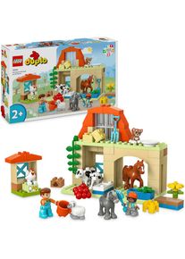 Lego, Lego Konstruktionsspielsteine &raquo;Tierpflege auf dem Bauernhof (10416), Lego DUPLO Town&laquo; Made in Europe, bunt, Einheitsgr&ouml;&szlig;e, 