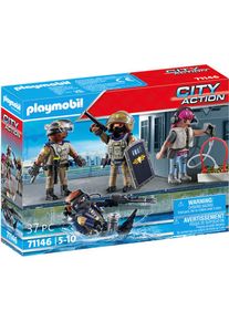 Playmobil Jeu de construction &raquo;SWAT-Figurenset (71146), My Action Heroes&laquo; fabriqu&eacute; en Europe