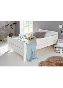 "Goodproduct, GOODproduct Funktionsbett &raquo;""LOTTE "" Kinderbett mit Rausfallschutz, Schublade optional&laquo; ausziehbar von 140cm-200cm L&auml;nge, Mitwachsend, 