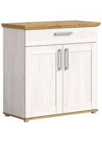 Home Affaire, Home Affaire Schuhschrank &raquo;COSENZA, Breite 95 cm, 2 T&uuml;ren, 2 B&ouml;den, 1 Schubkasten&laquo; in Landhausoptik, Kommode, Anrichte, Schrank, 