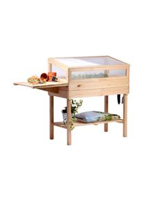 Dobar, Dobar Hochbeet &raquo;Erh&ouml;htes Fr&uuml;hbeet mit Aufsatz aus Holz&laquo;, braun, B/H/T: 150 cm x 107 cm x 50 cm