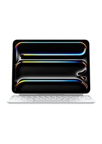"Apple, iPad-Tastatur &raquo;Magic Keyboard iPad Pro 11"" M4&laquo; (Touchpad), wei&szlig;, Zusammenfaltbar zum Schutz der Vorder- und R&uuml;ckseite auf Reisen &ndash; Robustes 