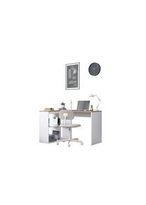 Woody Fashion, WOODY FASHION Arbeitstisch &raquo;120 x 74.8 x 50 cm&laquo;, wei&szlig;