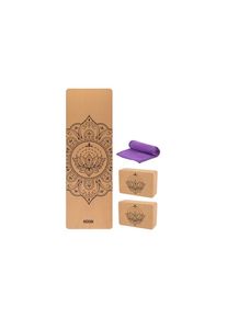 KOOR Tapis de yoga &raquo;4-teilig, Kork&laquo;