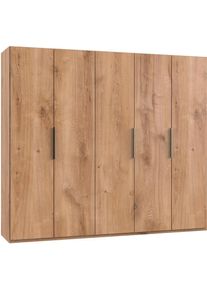 wimex, Kleiderschrank &raquo;Level by fresh to go&laquo; ohne Schubladen, plankeneichefarben, B/H/T: 250 cm x 216 cm x 58 cm