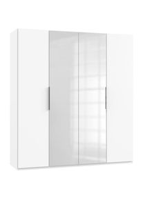 wimex, Kleiderschrank &raquo;Level by fresh to go&laquo; mit Spiegelt&uuml;ren, wei&szlig;, B/H/T: 200 cm x 216 cm x 58 cm