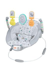 Bright Starts, Babywippe &raquo;Disney Winnie the Pooh Classic Pals Vibrating Bouncer&laquo; bis 9 kg mit Sound-Effekt, wei&szlig;, Einheitsgr&ouml;&szlig;e, Babywippe