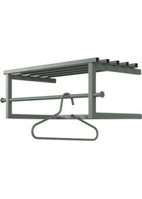 SPINDER DESIGN, Garderobenleiste Metall, Trendfarbe, Breite 76 cm, gr&uuml;n, Metall, B/H/T: 76 cm x 76 cm x 34 cm