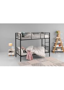 Goodproduct, GOODproduct Etagenbett &raquo;Hayo, Metallbett, Stockbett&laquo; teilbar in 2 Einzelbetten, perfekt f&uuml;r kleine R&auml;ume, mehrere Farben, (B/T/H) ca. 208