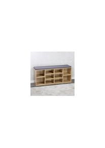 Kesper Armoire &agrave; chaussures &raquo;mit Sitzkissen Holz natur 103.5 x 46171 x 48 cm&laquo;