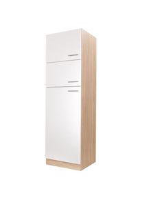 respekta, respekta K&uuml;hlumbauschrank &raquo;Merle&laquo; Breite 60 cm, T&uuml;ren wechselseitig anschlagbar, H&ouml;he 200 cm, wei&szlig;, B/H/T: 30 cm x 200 cm x 60 cm