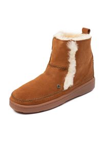 Minnetonka Stiefel 'Jade' Damen Gr&ouml;&szlig;e 40 braun / wei&szlig;