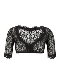 Kr&uuml;ger Dirndl Kr&uuml;ger Madl, Femmes Blouse folklorique 'Cassandra', noir