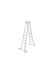 Hailo, Teleskopleiter &raquo;Sprossen&laquo;, silberfarben, Aluminium