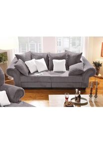 Home Affaire Canap&eacute; Big &raquo;King Henry Mega Sofa, viel Platz, Breite 242cm, Federkern&laquo; avec rembourrage d&eacute;contract&eacute; et nombreux coussins amovibles
