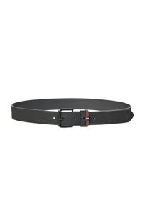 KOROSHI, Hommes Ceinture, bleu / cognac / noir
