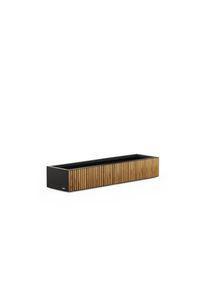 Herstera Garden, Hochbeet &raquo;Deco Planter Xic 100 x 40 x 25 cm&laquo; Holzart: Kiefer (China), schwarz, Stahl, B/H/T: 100 cm x 25 cm x 40 cm