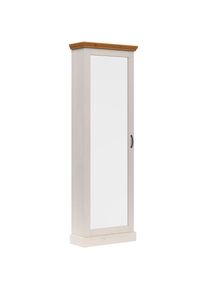 Goodproduct, GOODproduct Schuhschrank &raquo;Selma&laquo;, wei&szlig;, gebeizt, Massivholz, B/H/T: 60 cm x 180 cm x 25 cm
