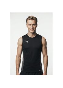 Puma, Unisex, Puma Fussballtrikot &raquo;TEAMGOAL SLEEVELESS JERSEY&laquo; f&uuml;r Fussball, &auml;rmellos, sportlicher Stil, aus Interlock-Material, Puma schwarz, Puma 