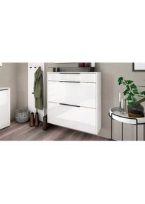 borchardt M&ouml;bel borchardt M&ouml;bel Armoire &agrave; chaussures &raquo;Tom, H&auml;ngeschrank mit Glasablage und Metallgriffen&laquo;