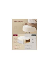 VASAGLE Tabouret de bar &raquo;38.5 x 45.5 cm&laquo;