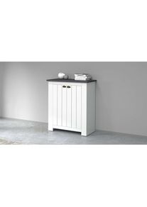 Home Affaire, Home Affaire Schuhschrank &raquo;FIGO, Made in Italy &ndash; Schuhkommode,Schuhregal f&uuml;r ca. 20 Paar Schuhe&laquo; 1 Stk. tlg. 4-T&uuml;rig, Siebdruck-