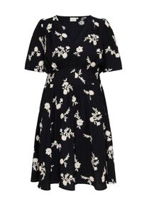 Only Carmakoma Kleid 'CARElsi' Damen Gr&ouml;&szlig;e 50 schwarz / wei&szlig; Sommerkleid