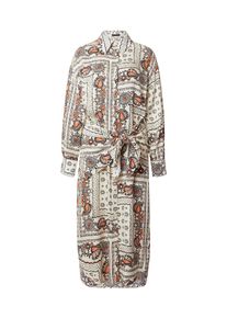 Sisley Kleid Damen Gr&ouml;&szlig;e 32 beige / orange / schwarz Sommerkleid