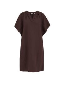 WE Fashion Kleid Damen Gr&ouml;&szlig;e 46 dunkelbraun Sommerkleid