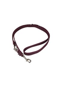 Ackerman Hundeleine &raquo;180 cm, 25 mm, Schwarz/Bordeaux&laquo;, rot, Kunststoff, L/B: 1,8 m x 2,5 cm