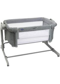 Chicco, Beistellbett &raquo;Next2Me Magic Evo Dark Grey&laquo; mit Schaukelmodus; inklusive Transporttasche, dunkelgrau, Polyester