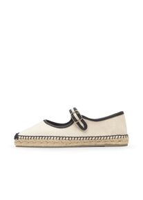 Castaner Casta&ntilde;er Espadrilles 'Padua' Damen Gr&ouml;&szlig;e 35 creme / schwarz Sommerschuhe