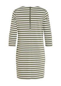 Vila Kleid 'Ninny' Damen Gr&ouml;&szlig;e 34 oliv / wei&szlig; Sommerkleid