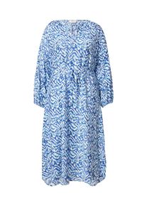 Only Carmakoma Kleid 'CARSONYALI' Damen Gr&ouml;&szlig;e 54 marine / royalblau / hellblau / wei&szlig; Sommerkleid