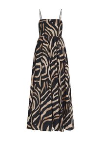 Hugo Kleid 'Kumare-1' Damen Gr&ouml;&szlig;e 42 beige / schwarz Sommerkleid