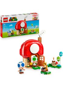Lego, Lego Konstruktionsspielsteine &raquo;Party beim Toad-Haus (72041), Lego Super Mario&laquo; Made in Europe, bunt, Einheitsgr&ouml;&szlig;e, Konstruktionsspielsteine