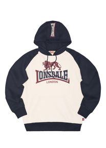 Lonsdale Sweatshirt 'JARROW' Herren Gr&ouml;&szlig;e XXL ecru / navy / schwarz