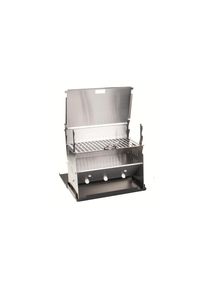 Fennek Grill, Holzkohlegrill &raquo;FENNEK Grill&laquo;, silberfarben, B/H/T: 28,4 cm x 19,3 cm