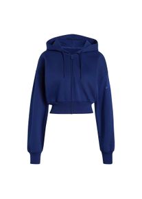 adidas Sportswear Veste de surv&ecirc;tement 'Essentials Contemporary Fleece Full Zip Hooded' Femme bleu fonc&eacute; taille XS